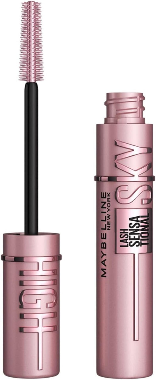 Maybelline Mascara, Lash Sensational Sky High Volumizing & Thickening, Eyelash Lengthening,t, Full Volume Mascara, Colour: Black