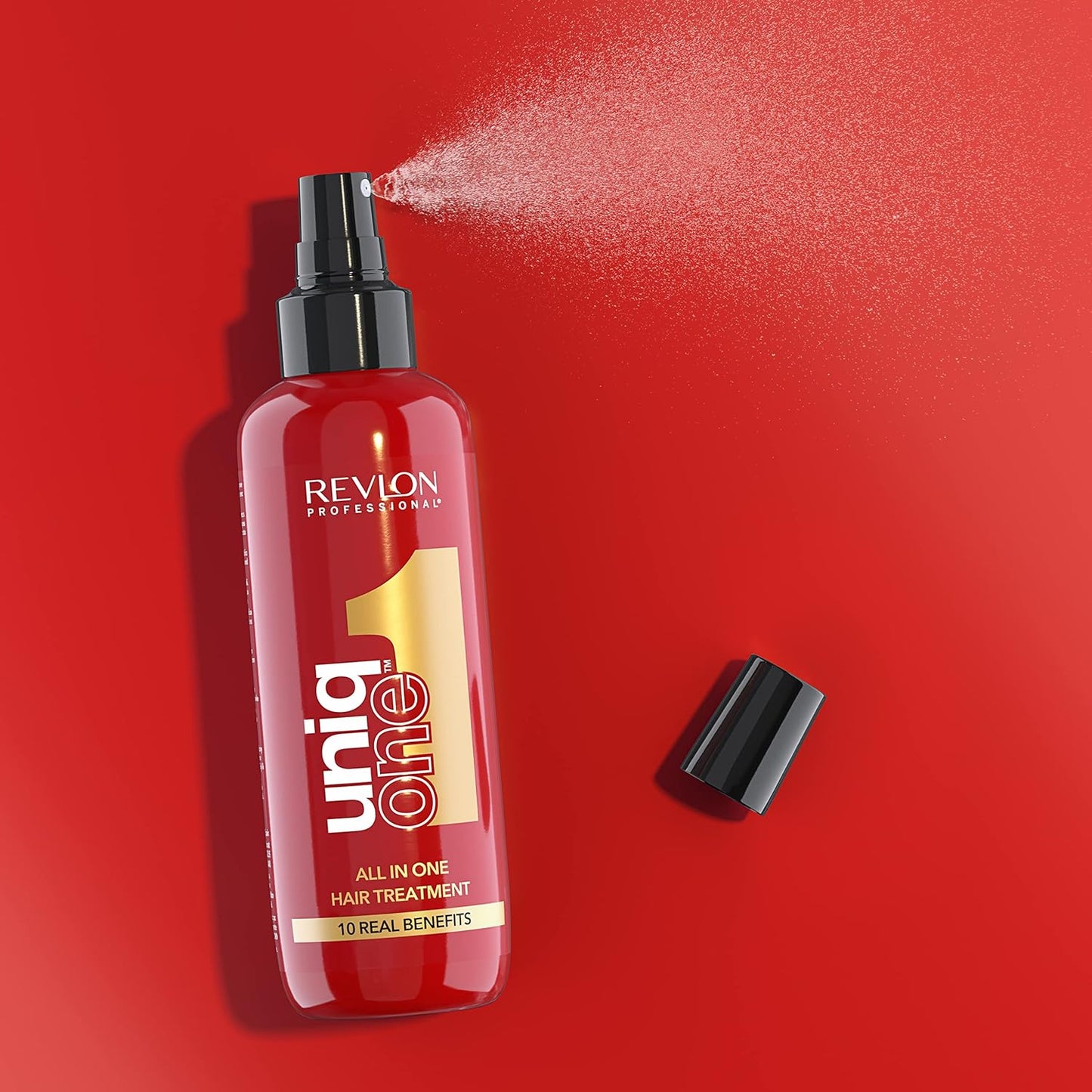 REVLON PROFESSIONAL Uniqone Hair Treatment, Moisturizing Leave-in Hair Treatment, Repair for Damaged Hair, Hair Treatment, Classic Fragrance – 150 ml Visit the REVLON PROFESSIONAL Store